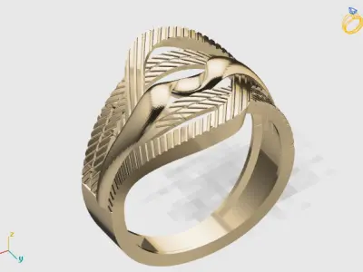 Women Plain Ring STL Models Womens Ring 3dmodels 3D print model 3D print model 39