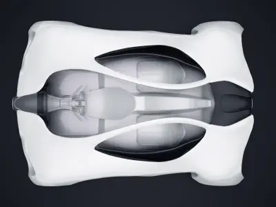 Mercedes Benz Biome Low-poly 3D model