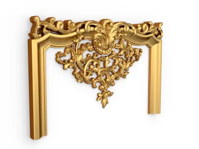 Classic decor ornament 296 3D model