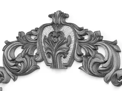Carved decor 3 3D model