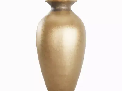 Decorative Vase Set Low-poly 3D model