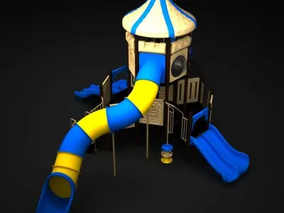 Outdoor Castle 3D model