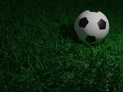 Foot ball Low-poly 3D model