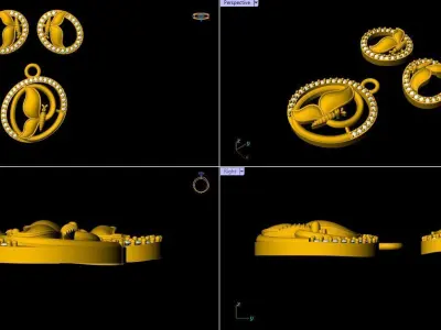 Butterfly Pendant - 0104  3D print model