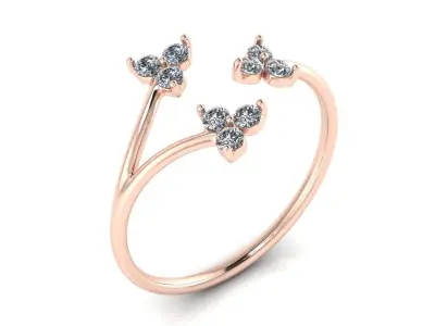 Jewelry Female Ring 3D print model purchase