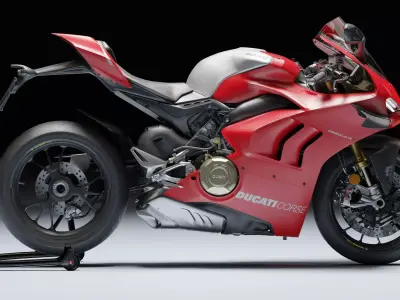 Ducati Panigale V4 R 2019 Low-poly 3D model
