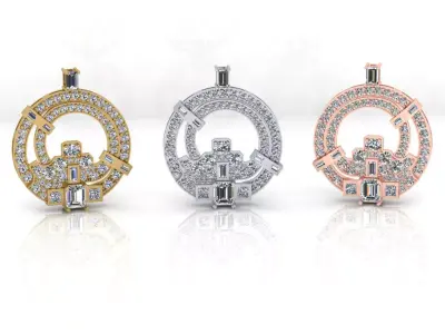 free jewelry pendant Free 3D print model buy