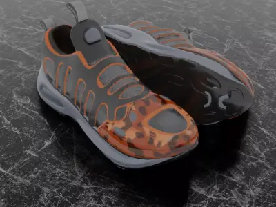 CUSTOM 3D SHOE - AVATAR SHOE Low-poly 3D model