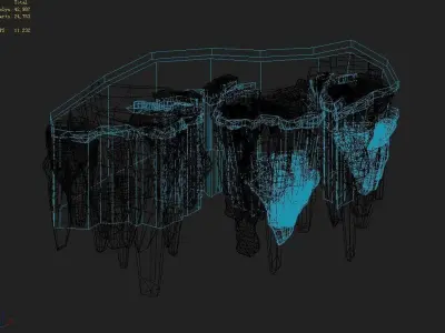 sTONE Town Magic Cave - Stone 02 3D model