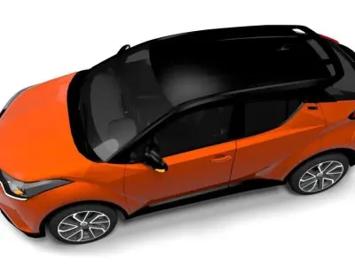 TOYOTA C-HR Low-poly 3D model