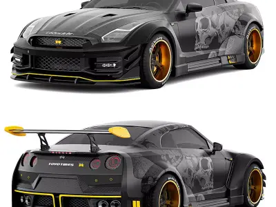 Nissan GTR R35 Nismo 3D model