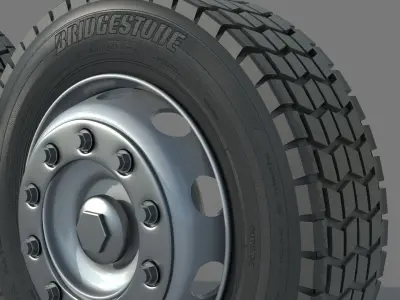 Truck Tire wheel 3D model