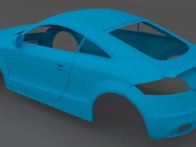 Clean Scan Audi TT RS - Scanned 3D print model