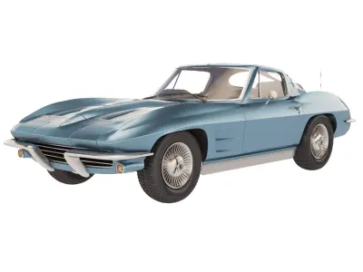 Chevrolet Corvette Stingray C2 1963 3D model