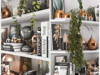 decorative set 01 3D model