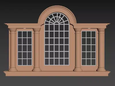 Modern Wall Panel 3D model