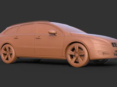 PEUGEOT 508 SW 3D print model