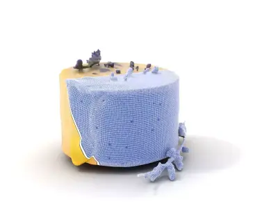 Lavender Cake Delight model pack Low-poly 3D model