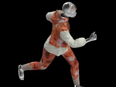 3d Woman Sport  3D model