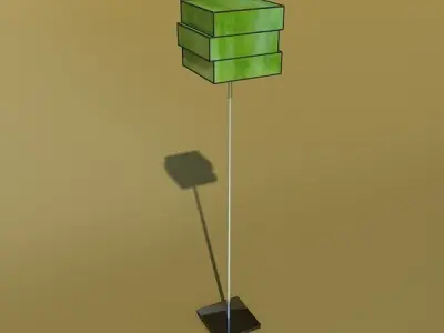 Modern Floor Lamp 05 Encaixe 3D model