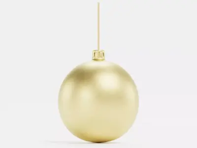 Christmas Ball Ornament V4 Low-poly 3D model