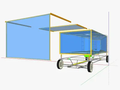 AT minivan compressed air motor version 3D model