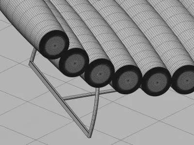 Cuba Arm Chair 3D model