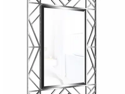 Rectangular decorative mirror KFE1350 3D model
