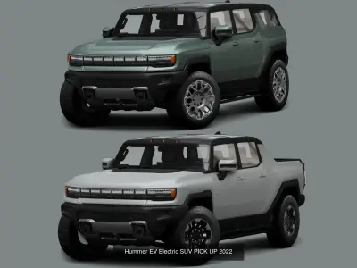 COLLECTION 10 SUV CARS   3D Model Pack