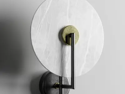 aromas erto g9 wall lamp Low-poly 3D model