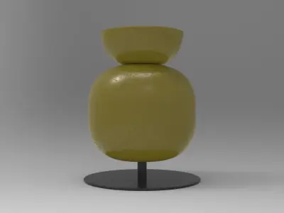 Nuly Vase Low-poly 3D model