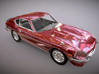 Nissan 240z Low-poly 3D model
