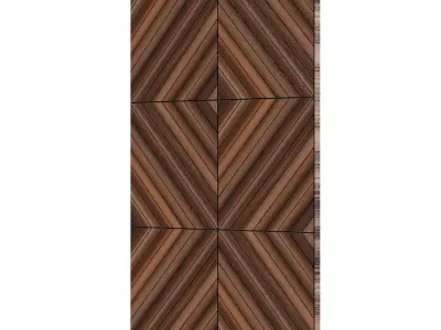 Wooden Wall Panel 3D model purchase
