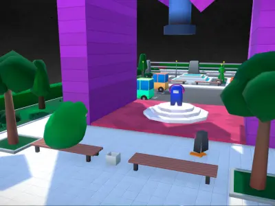 Factory  meme low poly  Low-poly 3D model