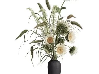 Flower In Vase 119 3D model