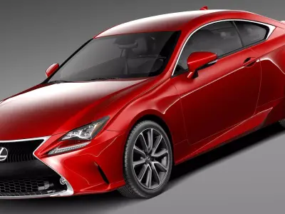 Lexus RC 2015 3D model
