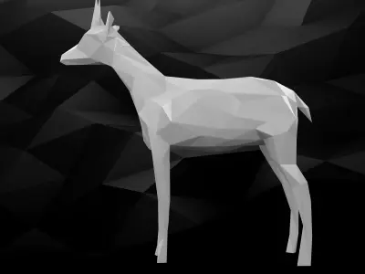3D Printable Low-Poly Animals Pack 3D print model