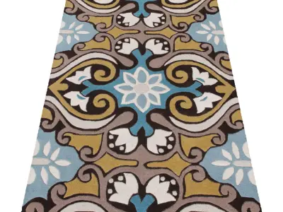 Rug Set 2251 3D model