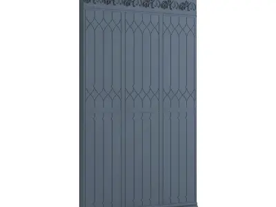 Classic Decorative Wall Panel 3D model