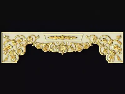 dekor ornament 3D model 14