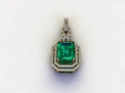 small concept pendant 3D model