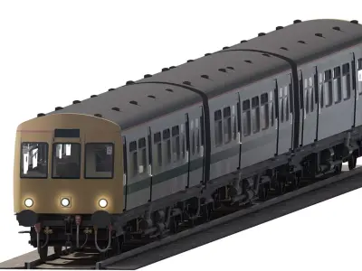 British Railway class 101 3D model