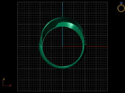 Fancy Womens Rings Plain Rings Ready STL 3DM Models Rings 3D print model 3
