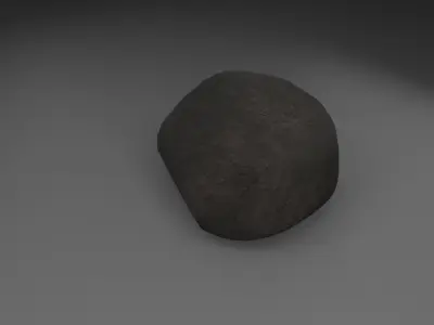 stone beret Free low-poly 3D model