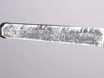 Brooklyn Awning Variation Light Low-poly 3D model