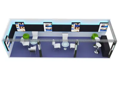 Booth Exhibition Stand a399c  3D model