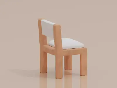 3D cozy chair Free low-poly 3D model purchase