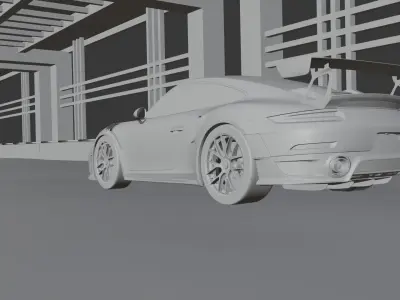 Porsche 911 gt3rs high quality model  3D model