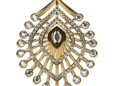 BUSCATE GALARRY PENDENT  3D print model