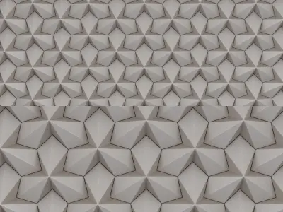 Parametric Wall Panel 3d model Low-poly 3D model 5
